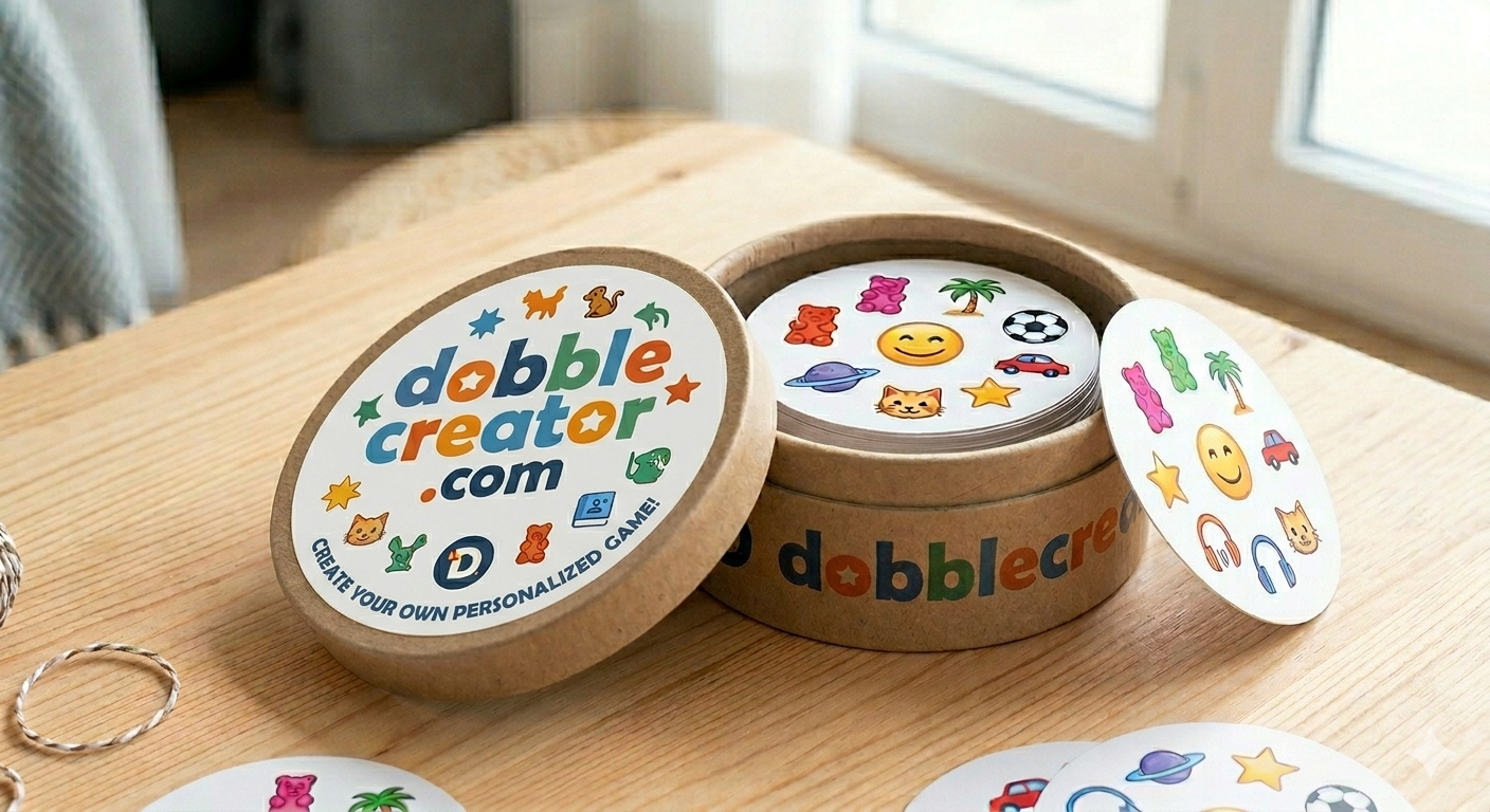 Printed Dobble / Spot It Box
